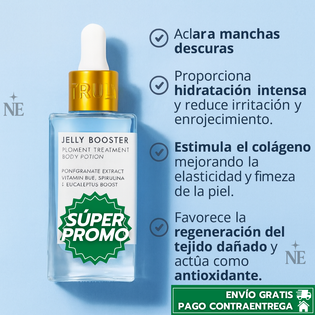 Jelly Booster™: Sérum Facial y Corporal que Corrige Manchas y Regenera la Piel