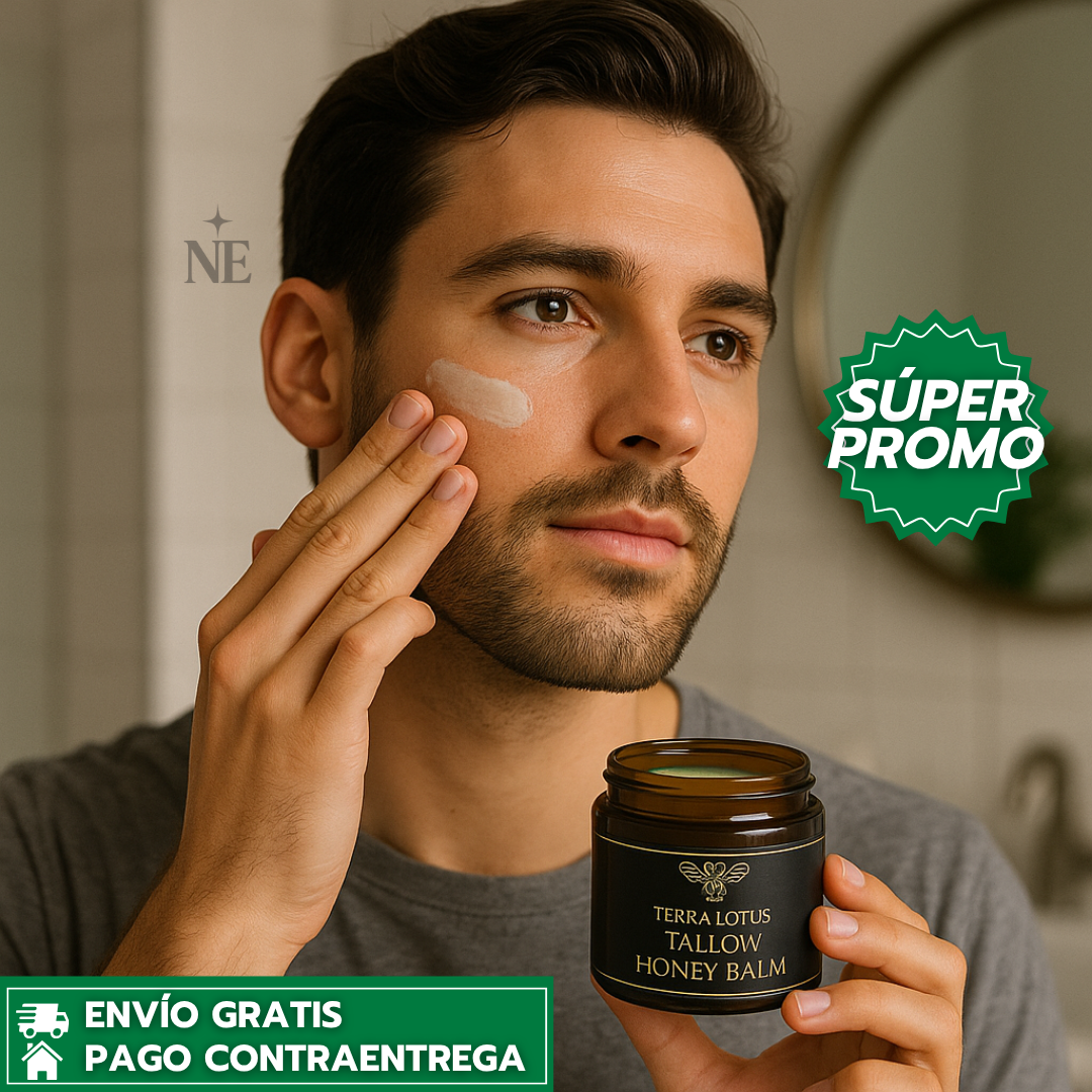 Tallow Honey Balm™: Bálsamo Natural de Sebo que Hidrata, Nutre y Aclara la Piel