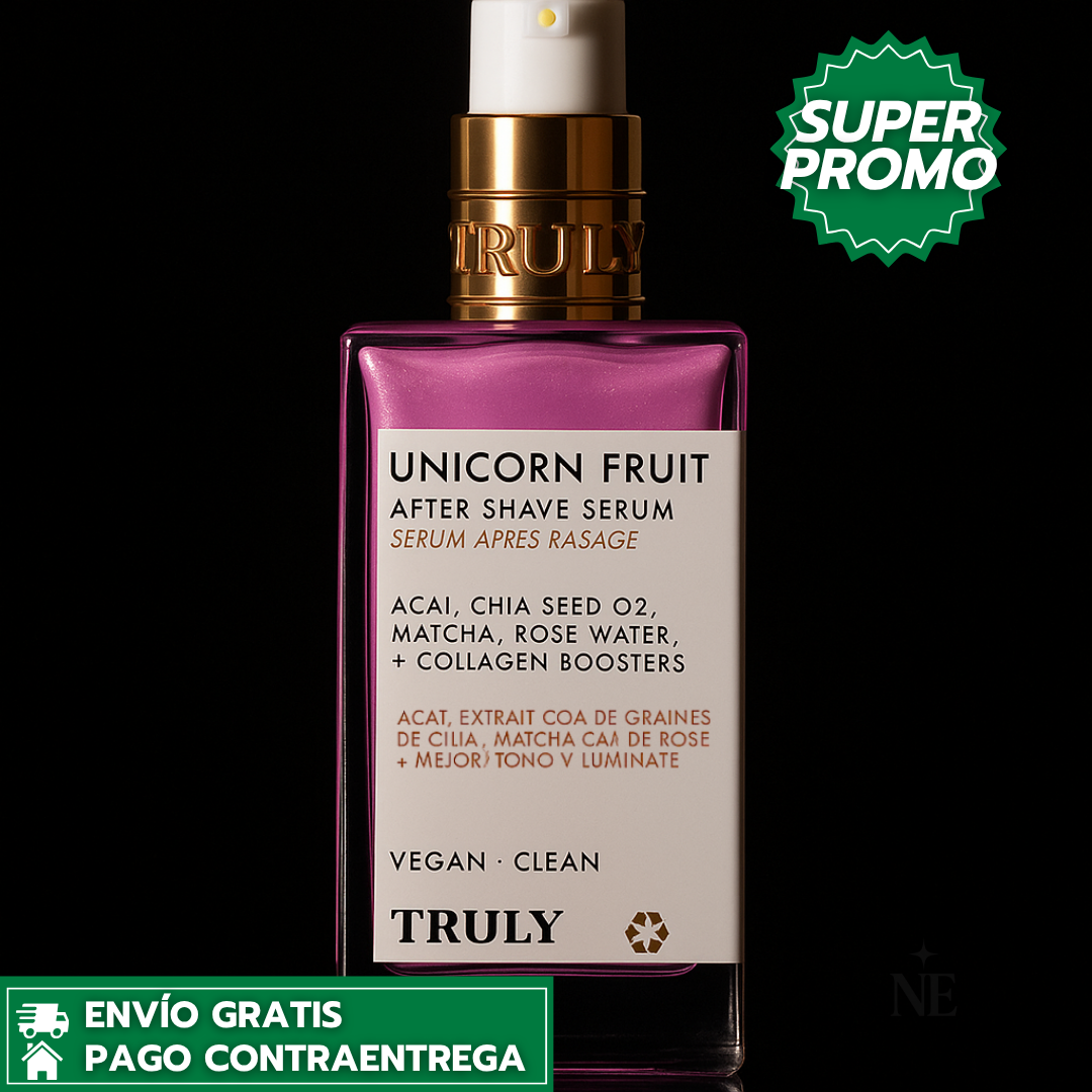 Truly™ ORIGINAL - Unicorn Fruit: Sérum que Calma, Hidrata y Aclara tras el Afeitado