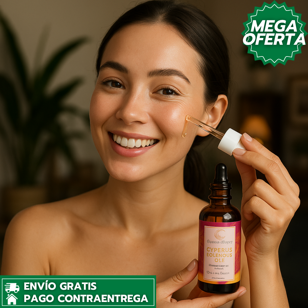 Cyperus Rotundus Oil™: Aceite Inhibidor Natural del Vello que Suaviza y Reduce el Crecimiento en Mujeres