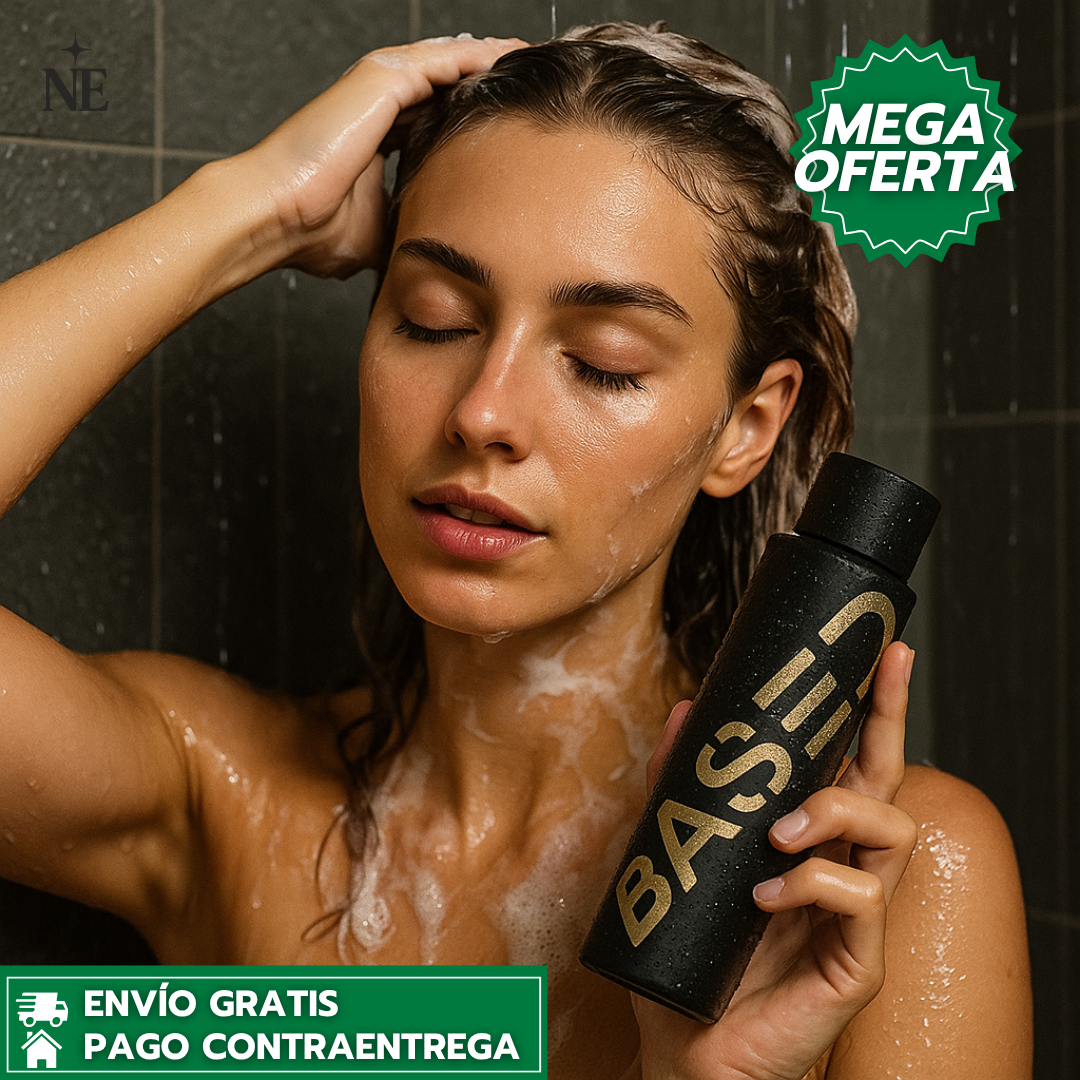 Oferta Especial 2x1: BASED™ - Shampoo y Acondicionador Natural que Limpia e Hidrata Profundamente el Cabello